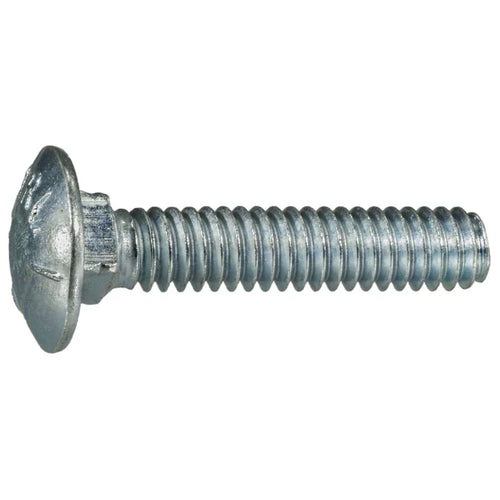 Monster Fastener Zinc Plated Grade 5 Steel Coarse Thread Carriage Bolts