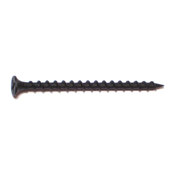 Monster Fastener Black Phosphate Steel Coarse Thread Phillips Bugle Head Drywall Screws