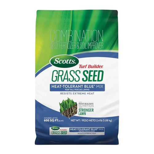 Scotts® Turf Builder® Grass Seed Heat-Tolerant Blue® Mix for Tall Fescue Lawns (2.4 LB)