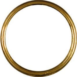 Solid Brass Connecting Ring, 1.5-In.