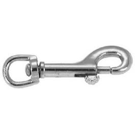 Stainless Steel Swivel Round Eye Bolt Snap, 1/2-In.