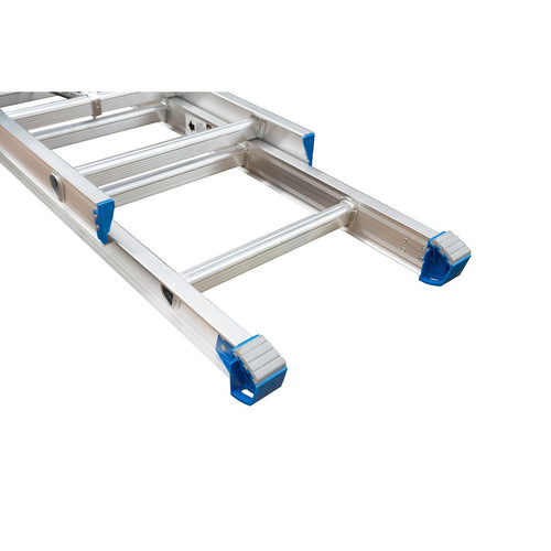 WERNER Aluminum D-Rung The Equalizer® Extension Ladder