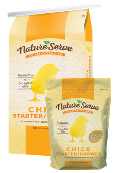 NatureServe Non-Medicated Chick Starter and Grower Feed (10 LB)