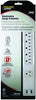 Power Zone Surge Protector Power Strip White