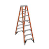 WERNER 8ft Type IAA Fiberglass Twin Ladder T7408