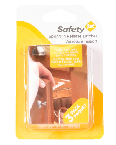 Safety 1st Spring-Loaded Cabinet & Drawer Latch