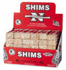 Nelson Wood Shims PSH8/12/36/75 8 Wood Shim 12 Count