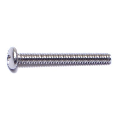 Monster Fastener 18-8 Stainless Steel Coarse Thread Phillips Pan Head Machine Screws