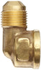 Anderson Metals 754050-0608 Elbow Brass 90 Degree 3/8 Flare x 1/2 FPT