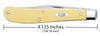 Case Yellow Synthetic Chrome Vanadium Slimline Trapper