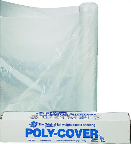 Orgill Poly 6X84-C Poly Film 6 Mil Plastic Clear Polyethylene Film