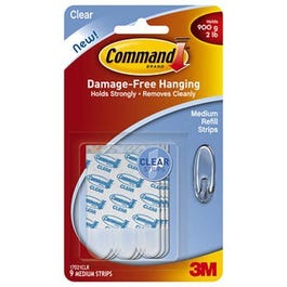 Clear Adhesive Refill Strips - Medium