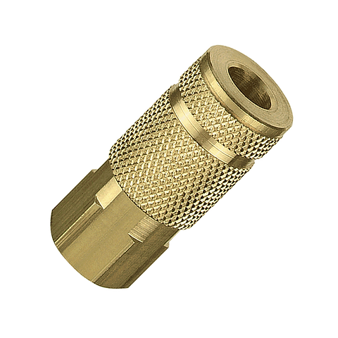 Tru-flate 1/4 A Design x 1/4 FNPT Brass Coupler