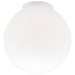 Gloss White Ball Globe, 6-In.