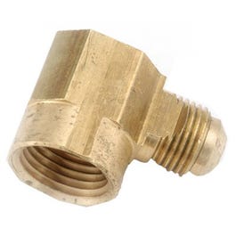 Flare Elbow, Range Shape, Lead-Free Brass, 1/2 Flare x 3/8-In. FPT