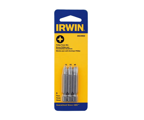 Irwin Phillips Head Power Bit Sets 	1-15/16