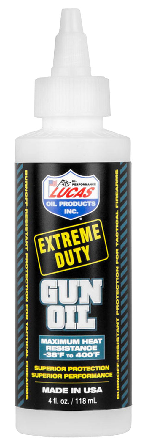 Lucas Oil 10877 Extreme Duty Gun Oil 4 oz Squeeze Bottle