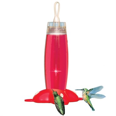 PERKY PET 19OZ ROSE PETAL HUMMINGBIRD FEEDER