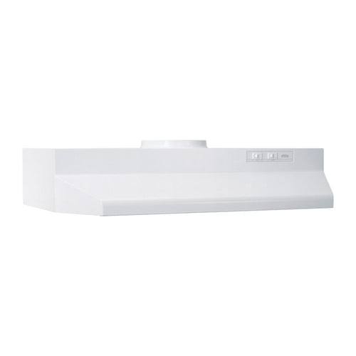 Broan® 30-Inch Under-Cabinet Range Hood, White