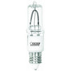 Feit Elec. BPQ50/CL/MC Light Bulb, Mini Candelabra Halogen Clear 120 Volt 50 Watt