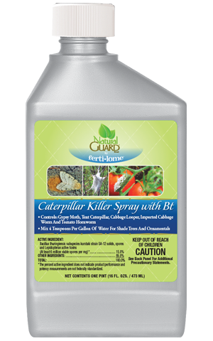 Natural Guard CATERPILLAR KILLER SPRAY WITH BT