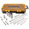 Dewalt 1/4 in & 3/8 in Drive Tool Accessory Set 15 pc