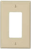 WALLPLATE 1G DECO MID IVORY