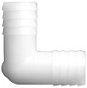 HOSE BARB ELBOW 1/4 NYLON