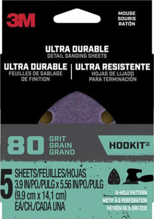 DETAIL SANDI SHT 120 GRIT 5PK ULTRA