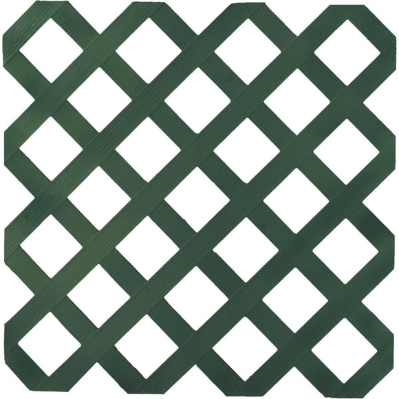 Dimensions 4 Ft. W x 8 Ft. L x 1/8 In. Thick Dark Green Vinyl Lattice Panel