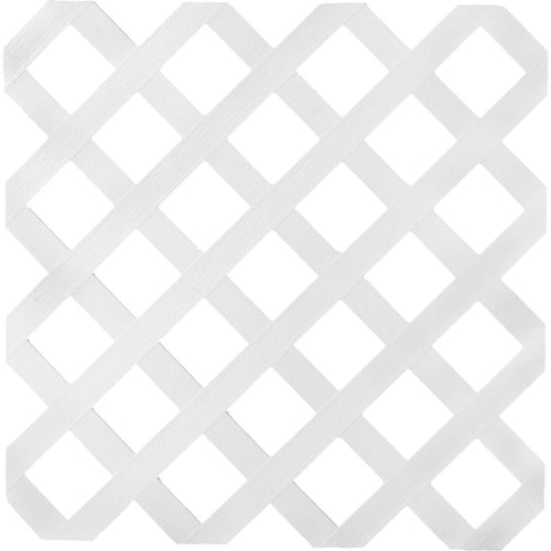 Dimensions 4 Ft. W x 8 Ft. L x 1/8 In. Thick White Vinyl Lattice Panel