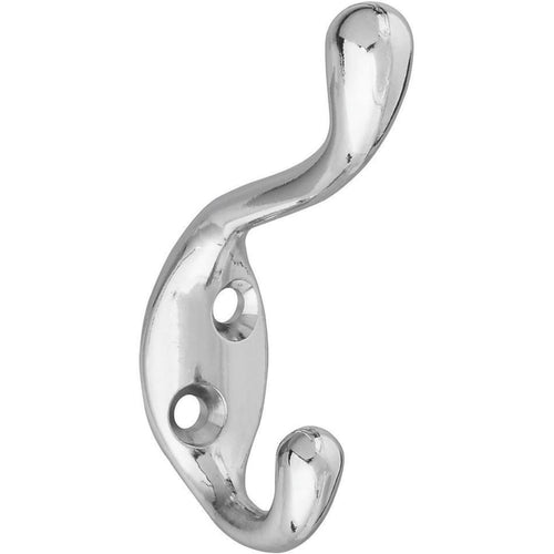 National Heavy-Duty Nickel Clothes Wardrobe Hook