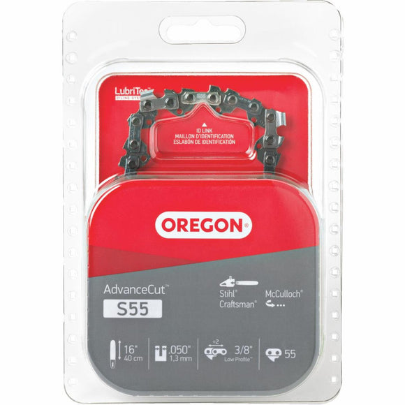 Oregon S55 16 In. Chainsaw Chain