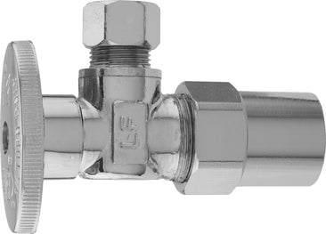 Plumb Pak  Angle Transitional Water Supply Line Valves, 1/2