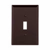 Eaton Cooper Wiring Toggle Wallplate, Brown