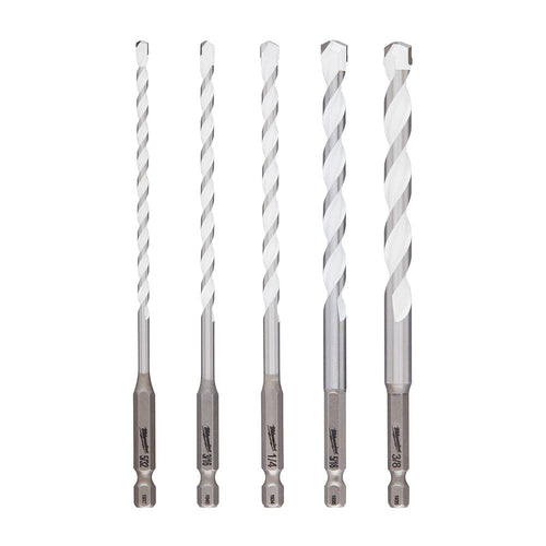 5pc. SHOCKWAVE™ Carbide Multi-Material Drill Bits